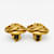 Chanel Vintage Round Coco Earrings Golden  - view 4