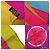 Sciarpa Hermès Carré 90 - La Promenade del Mattino Rosa Blu D'oro - vista 2