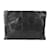 Bottega Veneta Maxi Intrecciato Clutch Tasche Schwarz Leder  ref.1514626