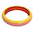 Hermès Hermes Lacquer Wood Bangle Bracelet Pink Orange Yellow Varnish  ref.1514697