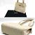 Chanel Stepp-Canvas-Tote-Bag in Elfenbein Beige Roh Aus weiß - Ansicht 3
