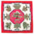 Foulard Hermès Carre 90 Bonsai Belle Ville Soie Rouge  ref.1514763