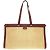 Borsa Tote Hermès Museau Crinoline Vauchamonix Rosso - vista 2