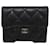 Portefeuille classique matelassé Chanel petit format Cuir Noir  ref.1514867