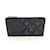 Louis Vuitton Monogram Eclipse Coin Purse Black Leather Cloth  ref.1514938