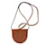 Mini bolsa de moedas Loewe em couro marrom  ref.1514992