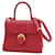 Delvaux Brillon MM 2WAY Handbag Red Leather  ref.1515011