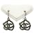 Chanel Camellia Motif Clip Earrings Black  ref.1515027