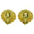 Pendientes de clip de oro vintage de Chanel Dorado  ref.1515036