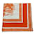 Christian Dior Orange Silk Scarf  ref.1515058