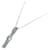 Gucci Bamboo Long Necklace in Silver Silvery  ref.1515083