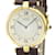 Montre pour femmes Cartier Must Vendôme en cuir plaqué or vermeil avec quartz  ref.1515147