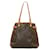 Louis Vuitton Monogram Batignolle Vertical Shoulder Bag Brown Black Leather Plastic  ref.1515153