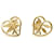 Tiffany & Co. 18K Yellow Gold Heart Leaf Stud Earrings  ref.1515160