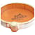 Hermès Hermes Off-White Leather Bangle Eggshell  ref.1515200