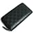 Gucci Guccissima Signature Zip Around Wallet Black Leather  ref.1515301