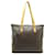 Bolsa Tote Cabas Mezzo para Mulheres Louis Vuitton Marrom Monograma Couro envernizado  ref.1515377