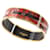 Hermès Hermes HERMES Email GM Bangle Bracelet Black Red Golden  ref.1515390