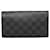 Portefeuille long Damier Graphite Louis Vuitton Toile Damier ebène  ref.1515516