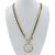 Collana Loupe Vintage Placcata Oro Chanel D'oro - vista 2
