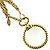 Collana Loupe Vintage Placcata Oro Chanel D'oro - vista 3