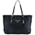 Bolso tote de lona negra Prada Negro Lienzo  ref.1515587