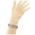 Bracciale charm in argento Bottega Veneta - vista 2