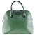 Hermès Hermes Bolide 35 Handbag Green Navy blue Leather  ref.1515640