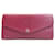 Louis Vuitton Epi Portefeuille Sarah Long Wallet Red Fuschia Leather  ref.1515657