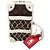 Borsa a Spalla Monogram Louis Vuitton Marrone Bianco