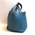 Hermès Bolsa Hermes Picotin Lock PM em Blue Jean Couro  ref.1515683