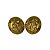 Chanel Vintage Mademoiselle Motif Icon Clip Ohrringe Golden
