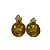 Chanel Vintage Mademoiselle Motif Icon Clip Ohrringe Golden - Ansicht 5