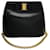 Bolso de hombro de cuero de ternera con cadena y lazo Vara de Salvatore Ferragamo Negro  ref.1515743