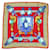 Hermès Écharpe Hermes Carre 90 en rouge Soie Multicolore  ref.1515796