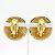 Boucles d'oreilles Matelassé en or plaqué vintage Chanel - vue 3