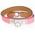 Bracciale charm Rival di Bretour di Hermès Rosa
