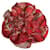 Hermès Hermes Rote Corsage Blumenbrosche