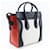 Céline Celine Luggage Handbag Micro Shopper Black Beige Orange - view 3