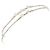 Bracciale a 2 file di charm Michel Klein