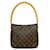 Sac à main Louis Vuitton Looping MM Cuir vernis Marron Beige Monogramme  ref.1516213