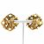 Vintage Gold Plated Clip Ohrringe Cocomark von Chanel Golden - Ansicht 3