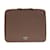 Prada Dark Brown Leather Clutch Bag  ref.1516341