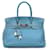 Hermès Hermes Birkin 30 Handbag in Turquoise Blue Leather  ref.1516541