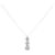 Tiffany & Co Tiffany Circlet Triple Drop Necklace Platinum  ref.1516588