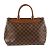 Borsa a mano Louis Vuitton Greenwich Marrone - vista 3