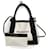 Bolso Balenciaga Navy Cabas XS Negro Blanco roto Cuero Lienzo  ref.1516810