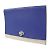 Fendi Alda 326 Selleria Clutch Blu - vista 2