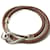Hermès Bracelet jonc en cuir Jumbo Hermes Marron  - vue 1
