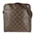 Louis Vuitton Bosphore Schultertasche Braun Schwarz Monogramm Lackleder  ref.1517016